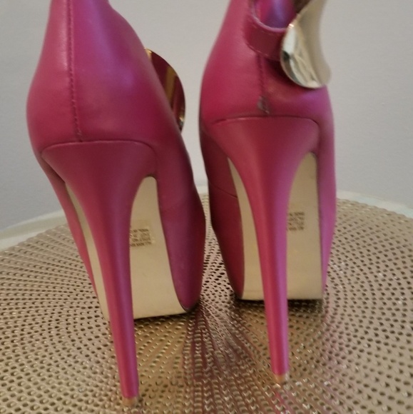 Fushia Platform heels - Picture 3 of 4